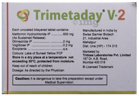 Trimetaday V 2 Tablet SR image