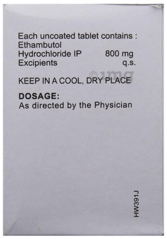 Mycobutol 800 Tablet image