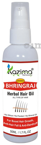 Kazima Advance Bhringraj Herbal Hair Oil Buy pump bottle of 50.0
