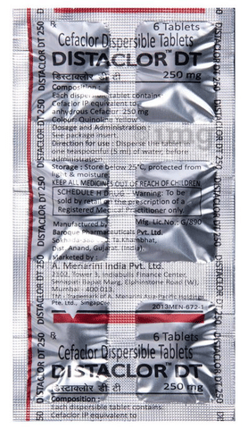 Distaclor DT 250mg Tablet image Distaclor DT 250mg Tablet image