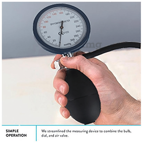 MCP Palm Type Aneroid Sphygmomanometer Blood Pressure Monitor
