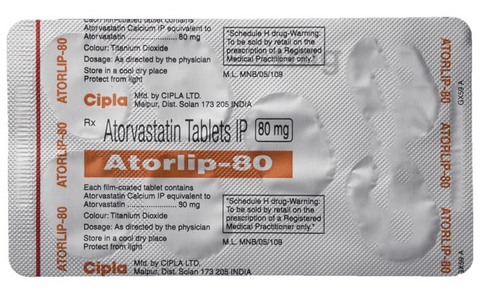 Atorlip 80 Tablet image