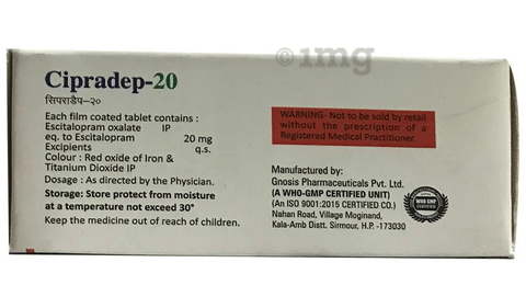 Cipradep 20 Tablet image