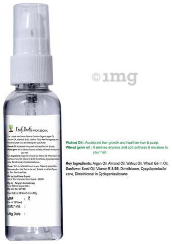 Leaf Roots Professional Hair Serum: Buy pump bottle of 50 ml Serum at best price in India | 1mg Leaf Roots Professional Hair Serum: Buy pump bottle of 50 ml Serum at best price in India | 1mg