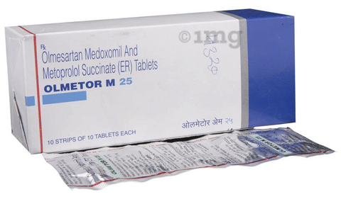 Olmetor M 25 Tablet image Olmetor M 25 Tablet image