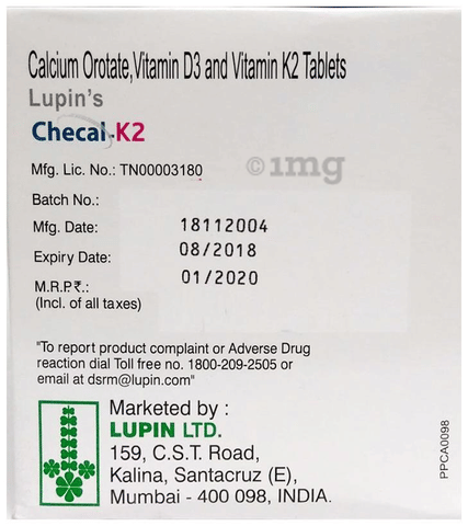 Checal K2 Tablet image