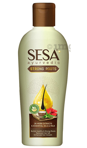 SESA Ayurvedic Strong Roots Oil Prevents Hair Fall Good for Hair Growth  contains Banyan Tree Extracts Aloe Vera and Hibiscus extracts Hair Oil   Price in India Buy SESA Ayurvedic Strong Roots