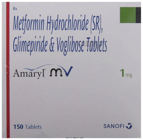 अमरील एमवी 1mg टैबलेट एसआर image