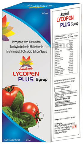 Aushadh Lycopen Plus Syrup image