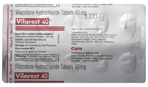Vilarest 40 Tablet image