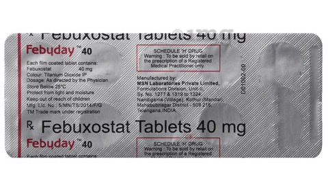 Febuday 40 Tablet image