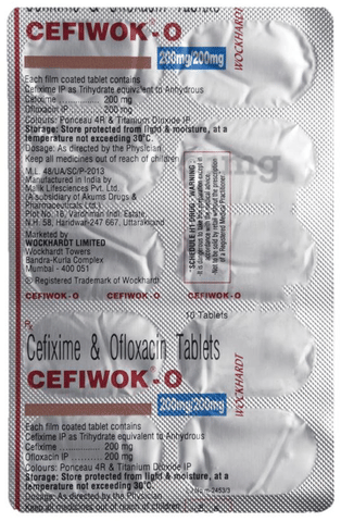 Cefiwok O  Tablet image