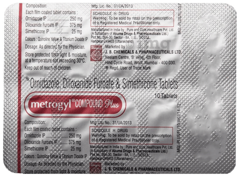 Metrogyl Compound Plus  Tablet image