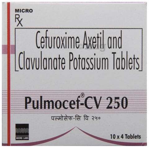 Pulmocef-CV 250 Tablet image