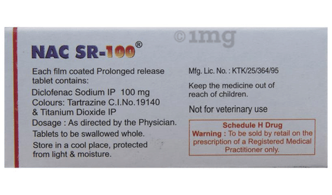 NAC SR 100 Tablet image