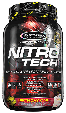MuscleTech Nitro Tech Protein Powder, Cinnamon Swirl, 4 Lb - Walmart.com