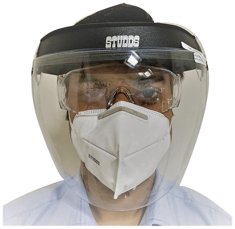 Studds Face Protection Shield Transparent Buy box of 1.0 Unit at