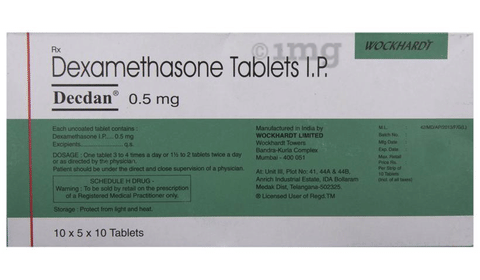 Decdan 0.5mg Tablet image