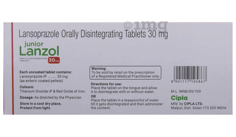Junior Lanzol 30mg Tablet DT image