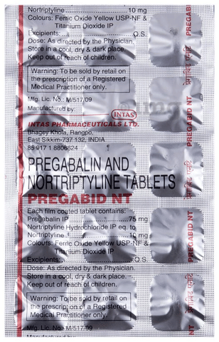 Pregabid NT Tablet image