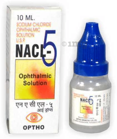 5 nacl hot sale eye drops