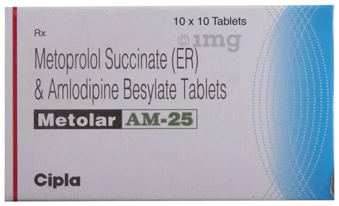 Metolar AM  25 Tablet image