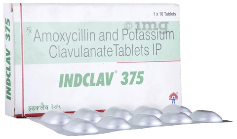 Indclav 375 Tablet image