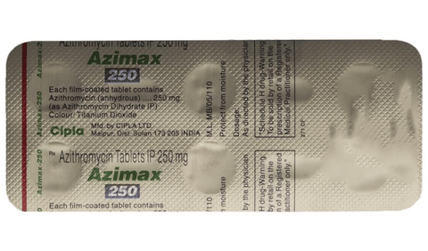 Azimax 250 Tablet image