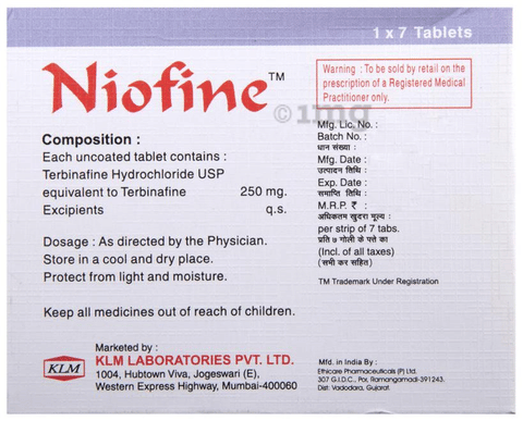 Niofine Tablet image