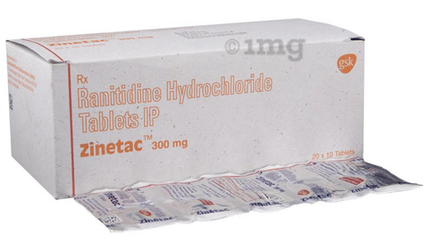 Zinetac 300mg Tablet image Zinetac 300mg Tablet image