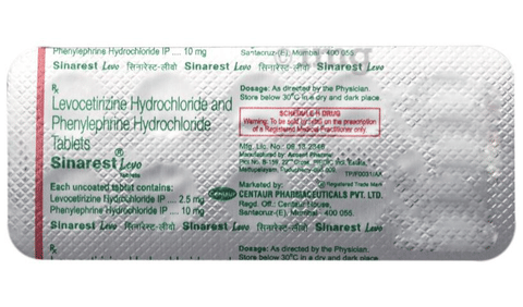 Sinarest Levo Tablet image