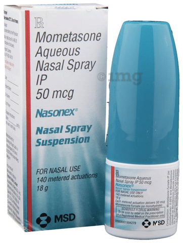 Nasonex Nasal Spray Suspension: View Uses, Side Effects, Price and  Substitutes