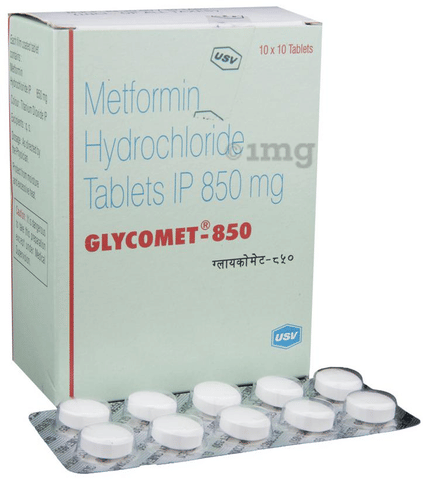 Glycomet 850 Tablet image