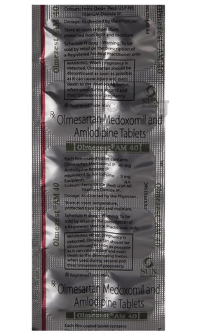 Olmezest AM 40 Tablet image Olmezest AM 40 Tablet image