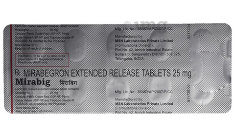 Mirabig 25mg Tablet ER image