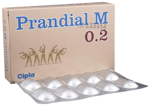 Prandial M 0.2 Tablet image Prandial M 0.2 Tablet image