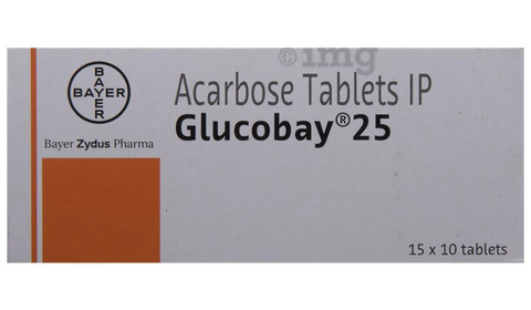 Glucobay 25 Tablet image