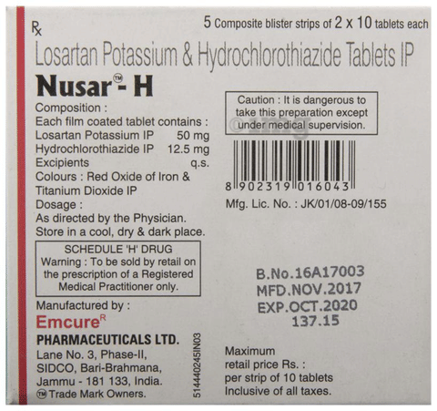 Nusar-H Tablet image