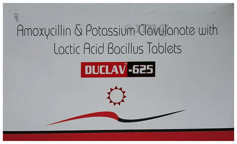 Duclav 625 Tablet image Duclav 625 Tablet image