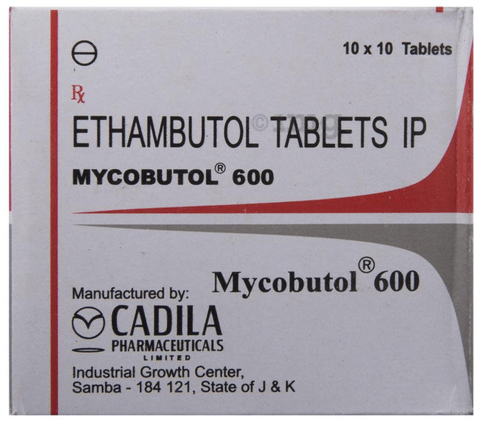 Mycobutol 600 Tablet image
