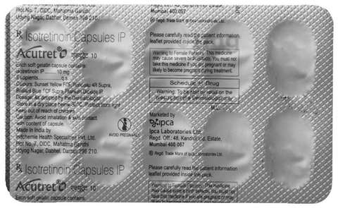 Acutret 10 Capsule image