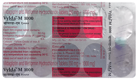 Vylda-M 1000 Tablet image Vylda-M 1000 Tablet image