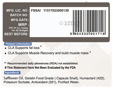 Pharmgrade CLA Softgels image Pharmgrade CLA Softgels image