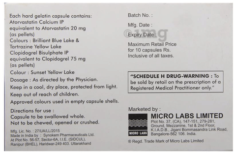 Avas CV 20 Capsule image