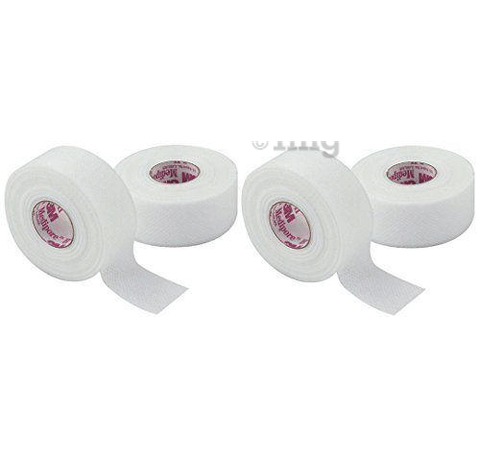 3M Medipore H Soft Cloth Surgical Tape, 1 Inch X 10 Yard (Pack of 2)