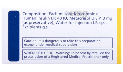 Human Actrapid 40IU/ml Solution for Injection image
