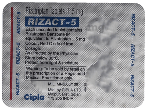 RIZact 5 Tablet image