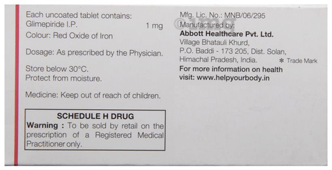 Glimer 1 Tablet