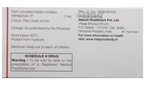 Glimer 1 Tablet image