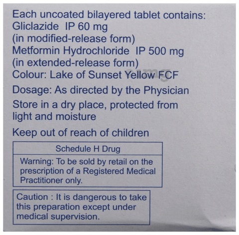 Glycinorm-M 60 OD Tablet image Glycinorm-M 60 OD Tablet image